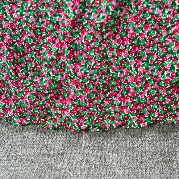 Lilly Pulitzer Pink/Green Floral Mini Skirt - Picture 3 of 6